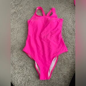 Pink swimsuit